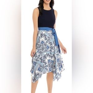 NWT- Jessica Howard Scarf Dress Sz 10 and Sz 12